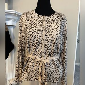 Jones New York Animal Print Sweater